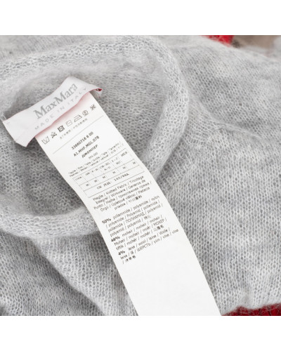 Max Mara Sweter szary moherowy