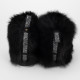 Jimmy Choo Zimowce czarne futrzane