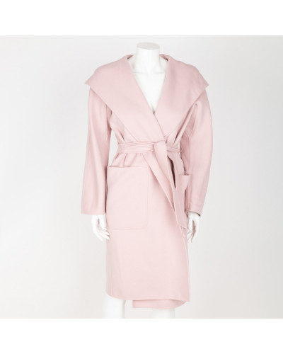 Max Mara Płaszcz róóżwy z kapturem