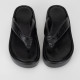 Balenciaga Klapki czarne japonki na platformie
