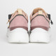 Chloe Buty sportowe różowe sneakersy z klamrami