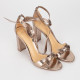 Alexandre Birman Szpilki  sandałki rose gold