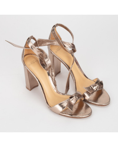 Alexandre Birman Szpilki  sandałki rose gold