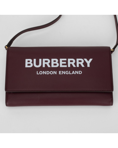 Burberry Kopertówka bordowa