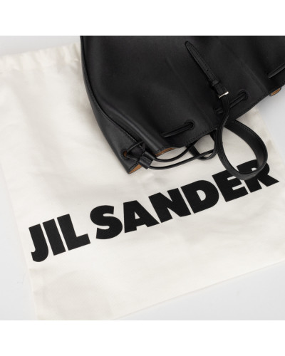 Jil Sander Torebka mały czarny worek