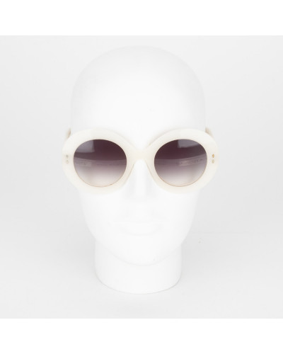 Isabel Marant Okulary białe okrągłe