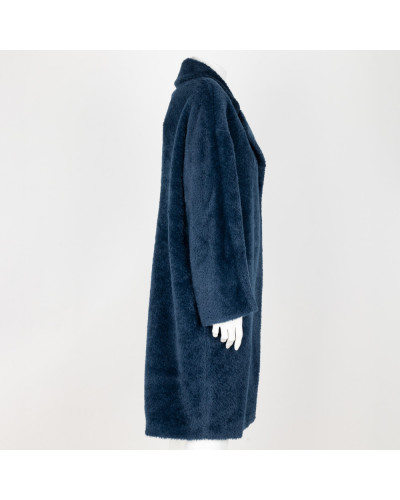 Max Mara Płaszcz morski / turkusowy ciemny