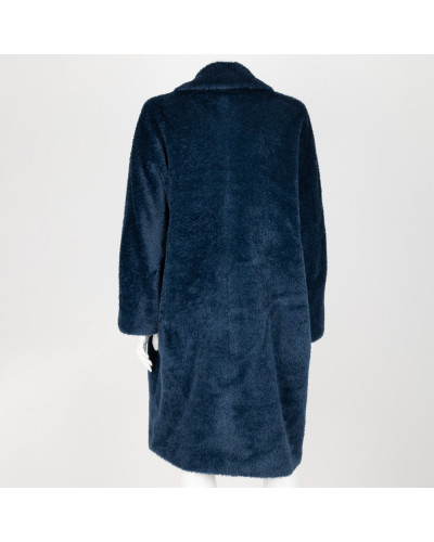 Max Mara Płaszcz morski / turkusowy ciemny