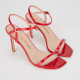 Stuart Weitzman Szpilki czerwone sandałki
