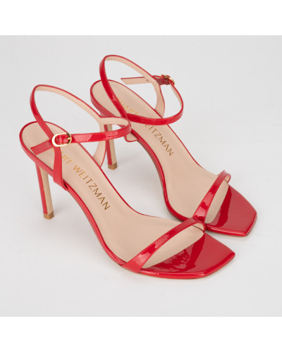 Stuart Weitzman Szpilki czerwone sandałki