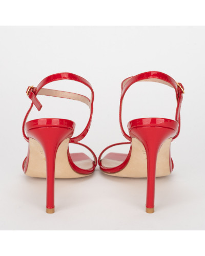 Stuart Weitzman Szpilki czerwone sandałki