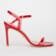 Stuart Weitzman Szpilki czerwone sandałki