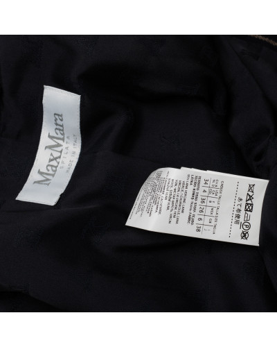 Max Mara Marynarka granatowa w pasy