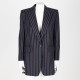 Max Mara Marynarka granatowa w pasy