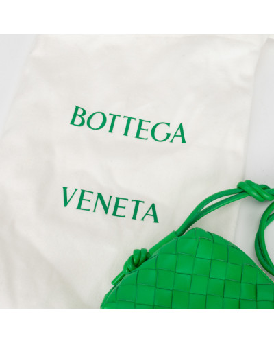 Bottega Veneta Torba zielona Mini Loop Camera Bag