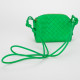 Bottega Veneta Torba zielona Mini Loop Camera Bag