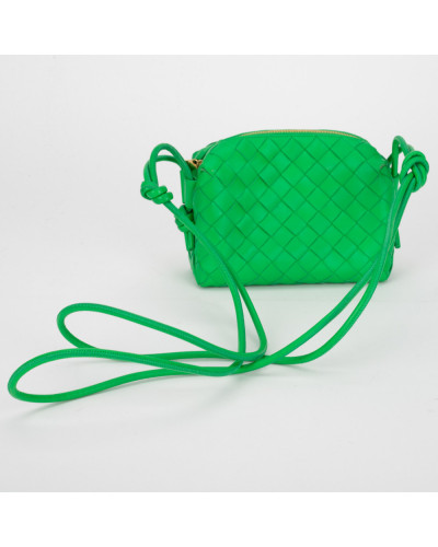 Bottega Veneta Torba zielona Mini Loop Camera Bag