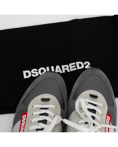 Dsquared2 Buty sportowe męskie szare. przetarcia delikatne