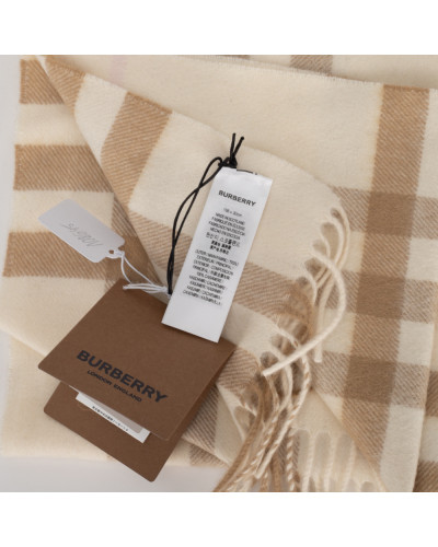 Burberry Szalik kaszmirowy różow o bezowy