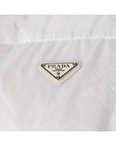 Prada Kurtka biała puchowa