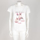 Twinset T-shirt biały z psami