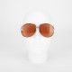 Dior Okulary srebrne oprawki + brazowe szkla