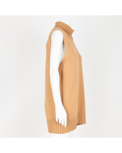 Jil Sander Kamizelka swetrów beżowa