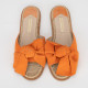 Paloma Barcelo Buty klapki pomaranczowe