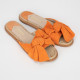 Paloma Barcelo Buty klapki pomaranczowe