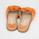 Paloma Barcelo Buty klapki pomaranczowe