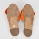 Paloma Barcelo Buty klapki pomaranczowe