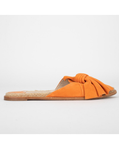 Paloma Barcelo Buty klapki pomaranczowe