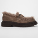 Brunello Cucinelli Loafersy z futrem