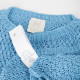 Marella Sweter niebieski plecony