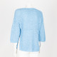 Marella Sweter niebieski plecony