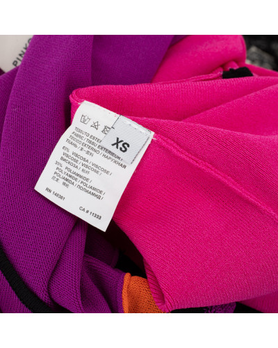 Pinko Sukienka roz fiolet pomarancz