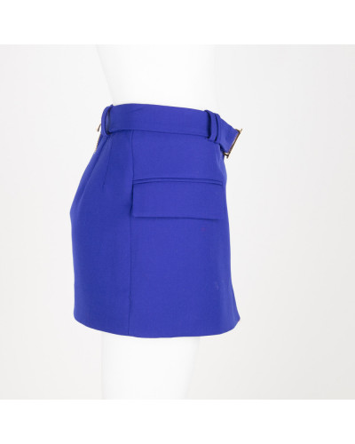 Balmain Spódnica niebieska z logo