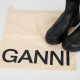 Ganni Buty czarne gumowe