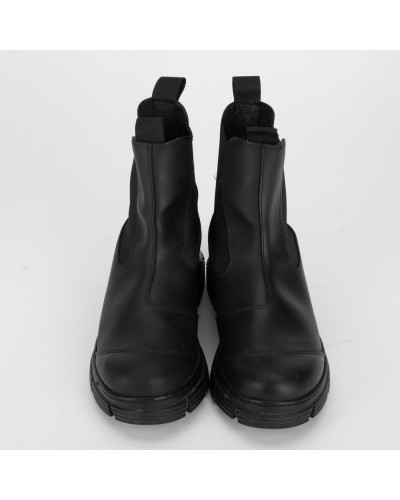 Ganni Buty czarne gumowe
