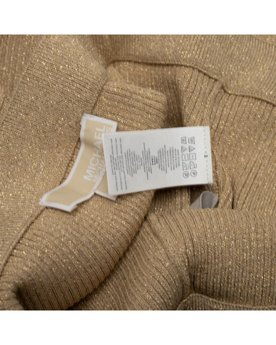 Michael Kors Spódnica złota ołówkowa