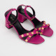 Versace Sandały rozowe + zlote dzety