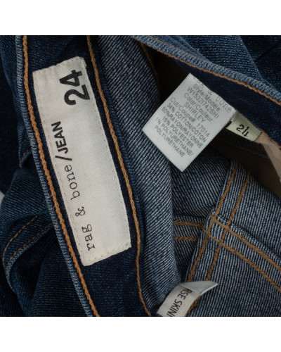 Rag & Bone Jeansy granatowe spodnie