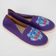 Kenzo Na płaskim fioletowe espadryle