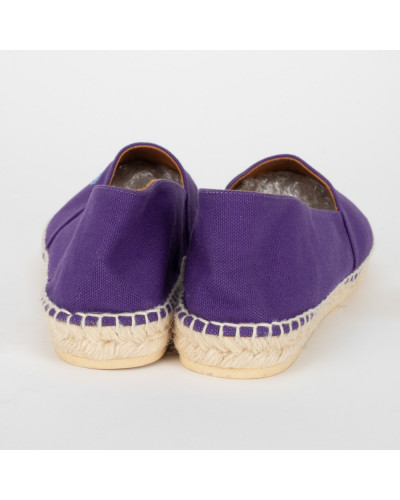 Kenzo Na płaskim fioletowe espadryle
