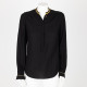 Zadig & Voltaire Koszula czarna koszula + zlota lamowka