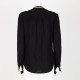 Zadig & Voltaire Koszula czarna koszula + zlota lamowka