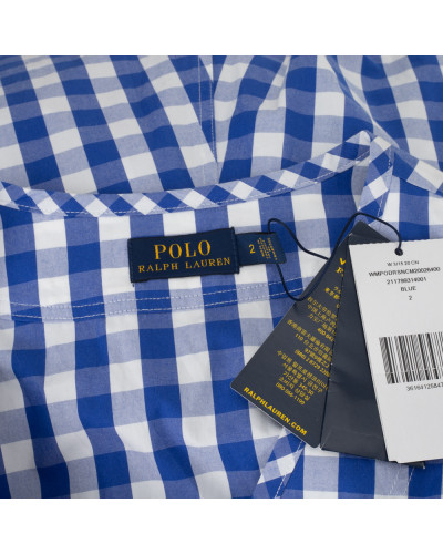 Ralph Lauren Sukienka w krate niebieska