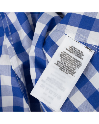 Ralph Lauren Sukienka w krate niebieska