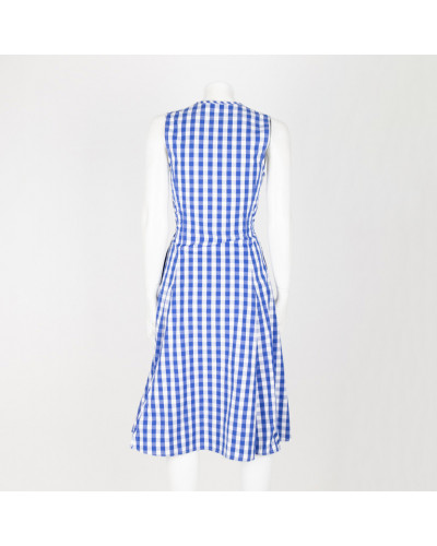 Ralph Lauren Sukienka w krate niebieska