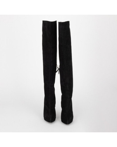 Giuseppe Zanotti  Kozaki czrane zamszowe